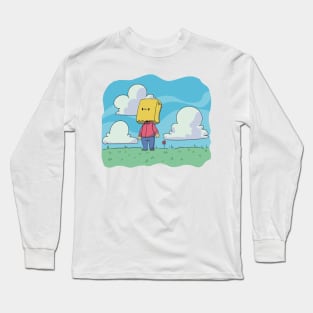 Paper Bag Head - Color World Long Sleeve T-Shirt